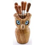 Owl cocktail stick holder
